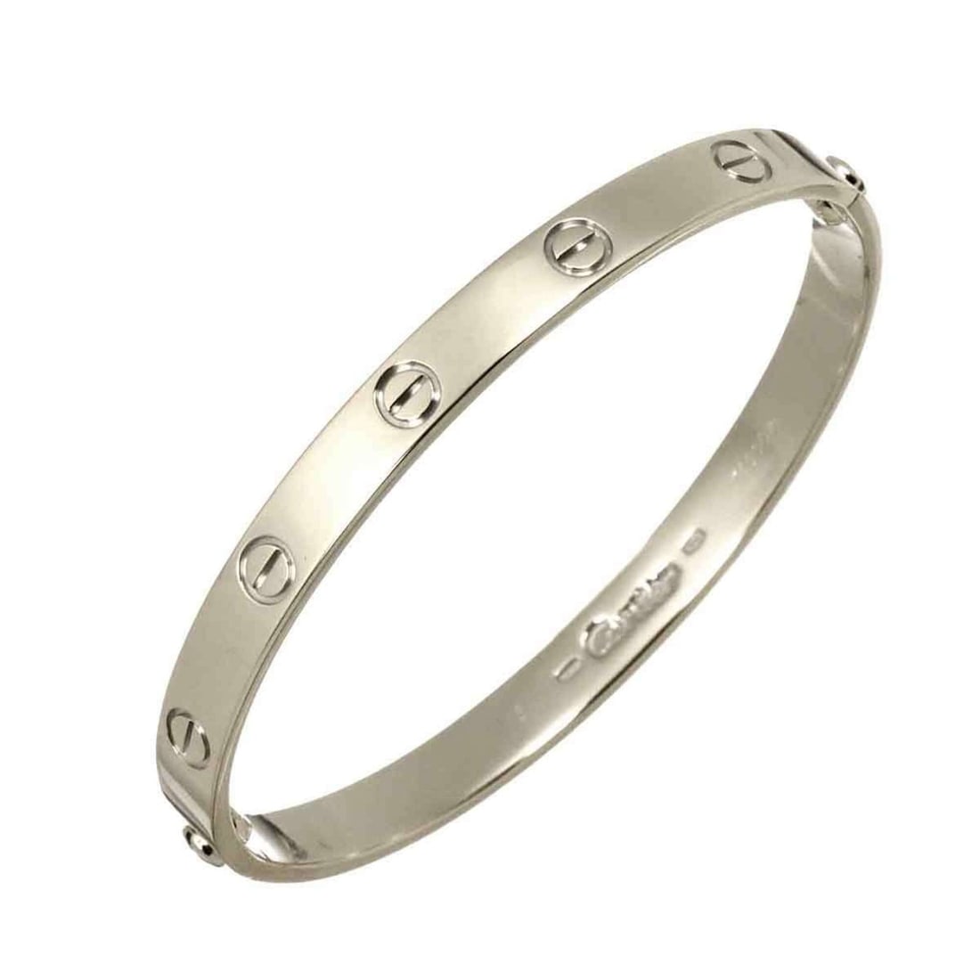 Cartier Love Bracelet #18 18K WG White Gold 750 Bangle (1 of 9)