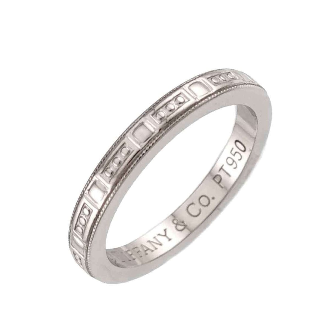 Tiffany & Co. Legacy Ring (Pt Platinum): --- Catalog ---Category: SizeJP Size: 6.5US Size: 3.5Category: DesignType: Band ringGender: WomenMaterial: Platinum 950Category: GeneralBrand: Tiffany--- Item List ---Section: ConditionRanking: Rank S