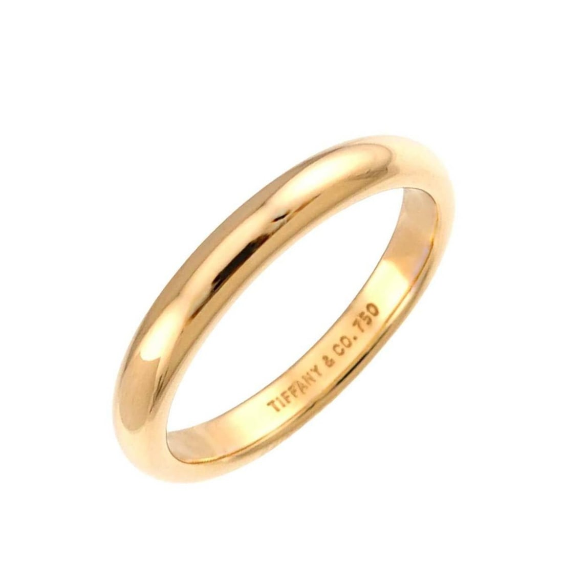 Tiffany & Co. Forever Band Ring, 2.7mm wide, 18K Yellow Gold (750).: --- Catalog ---Category: SizeJP Size: 9US Size: 5Category: DesignType: Band ringGender: WomenMaterial: Yellow gold (18K)Category: GeneralBrand: Tiffany--- Item List ---Section: ConditionRanking: Rank 