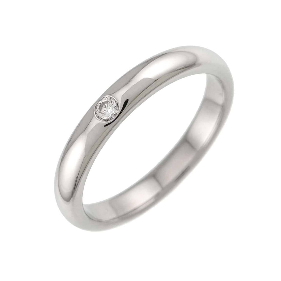 Harry Winston Round 1 Diamond Ring, Platinum (Pt): --- Catalog ---Category: SizeJP Size: 14US Size: 7Category: DesignType: Band ringGender: WomenMaterial: Platinum 950Category: GeneralBrand: Harry Winston--- Item List ---Section: ConditionRanking: Ran