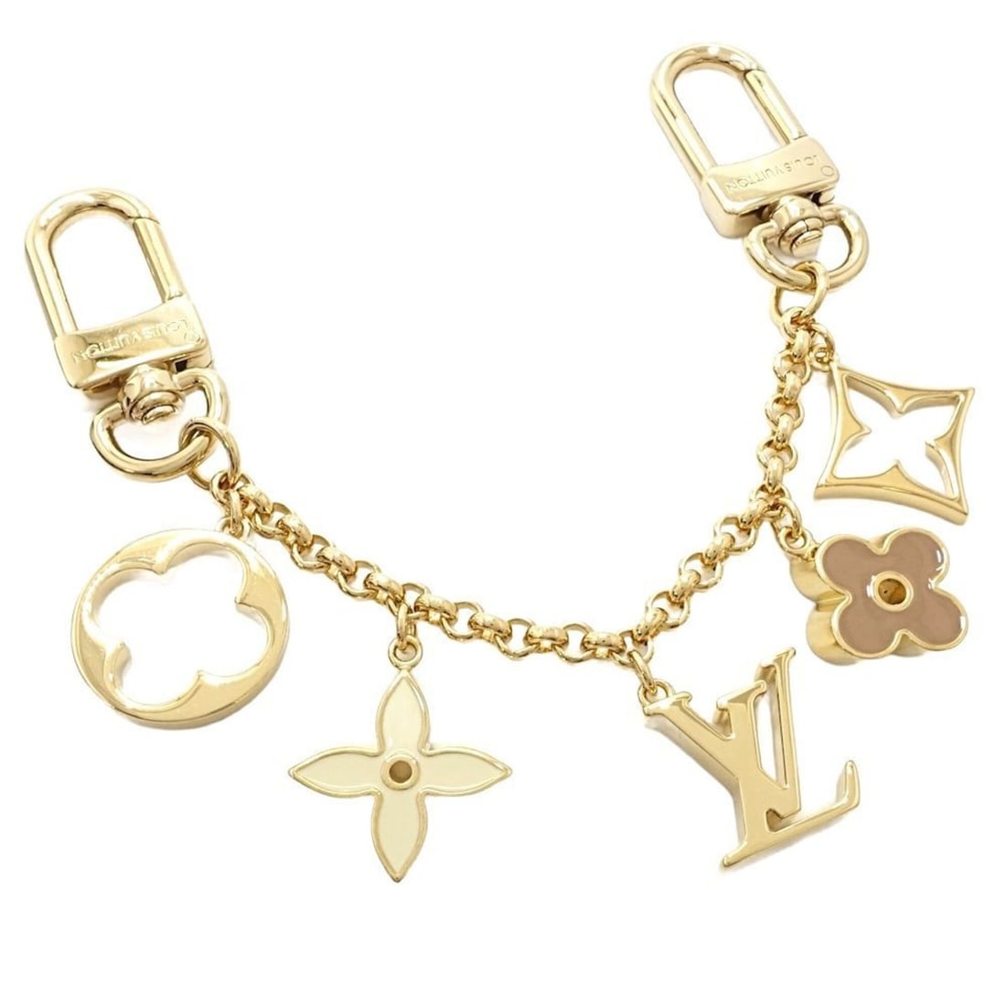 LOUIS VUITTON Keychain M01413 Chain Fleur de Monogram Gold Women's 182099: --- Catalog ---Category: SizeSize (HxWxD): 7.4cm x 21cm x 4cm / 2.91'' x 8.26'' x 1.57''Category: DesignType: Key ChainColor: GoldGender: WomenMaterial: MetalCategory: GeneralLine: MonogramBrand: Loui