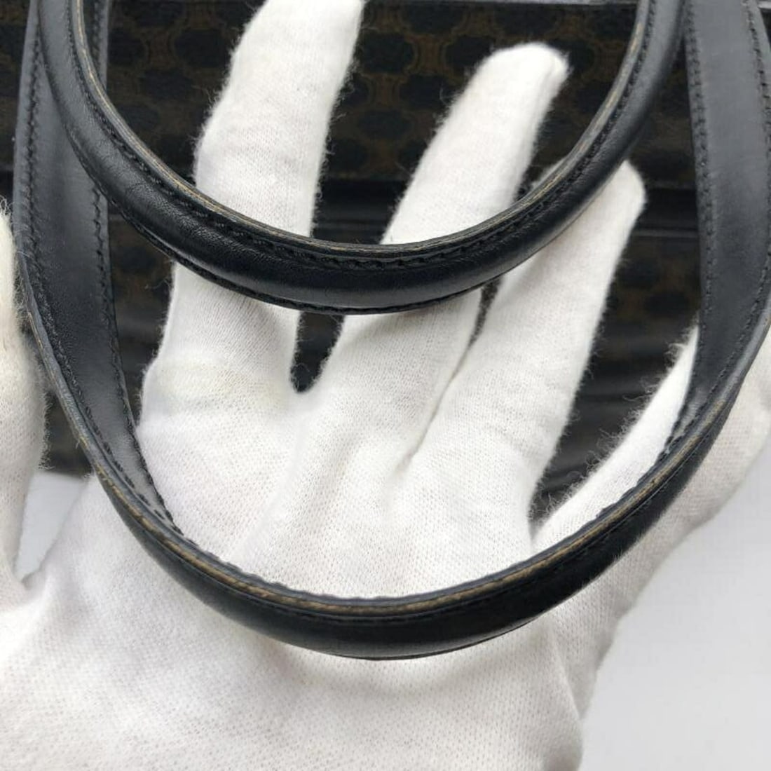 CELINE tote bag, Macadam pattern, Celine brown - 4