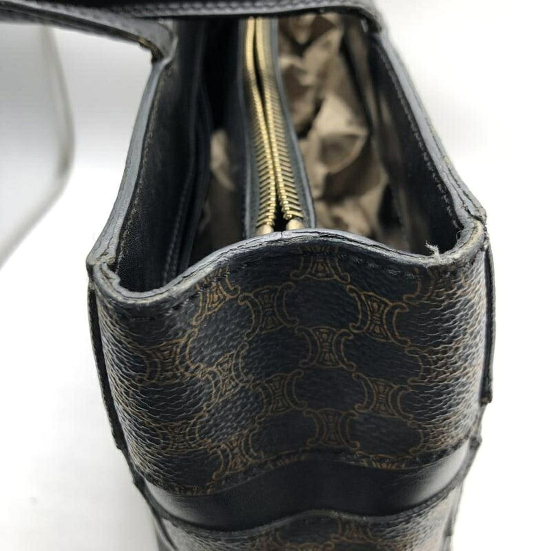 CELINE tote bag, Macadam pattern, Celine brown - 5