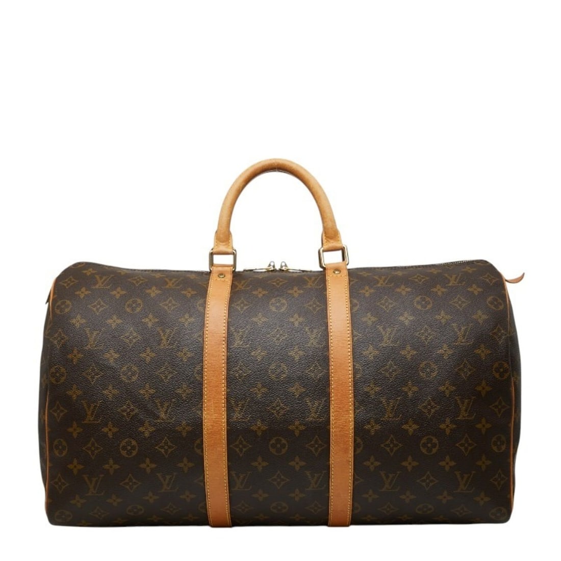Louis Vuitton Monogram Keepall 50 Boston Bag Travel M41426 Brown Leather Women's LOUIS VUITTON: --- Catalog ---Category: SizeSize (HxWxD): 28cm x 50cm x 22cm / 11.02'' x 19.68'' x 8.66''Category: DesignType: Boston bagColor: BrownGender: WomenMaterial: PVC , Leather Category: GeneralMPN: