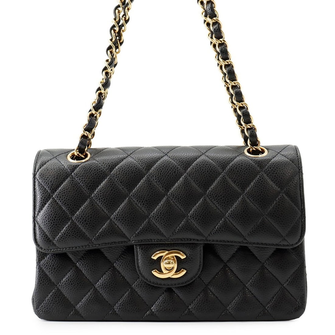 Chanel Chain Shoulder Bag Matelassé 23 Coco Mark Double A01113 CHANEL Handbag Black Women's (1 of 16)