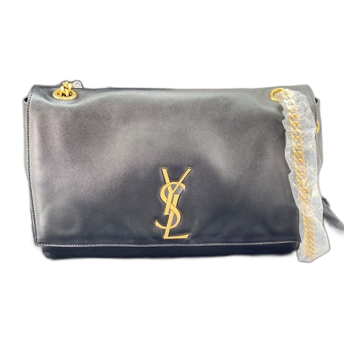 Yves Saint Laurent Kate Shoulder Bag, Leather, Black: --- Catalog ---Category: SizeSize (HxWxD): 20cm x 28cm x 4cm / 7.87'' x 11.02'' x 1.57''Category: DesignType: Shoulder bagColor: BlackGender: WomenMaterial: Leather Category: GeneralBrand: Yves Saint 