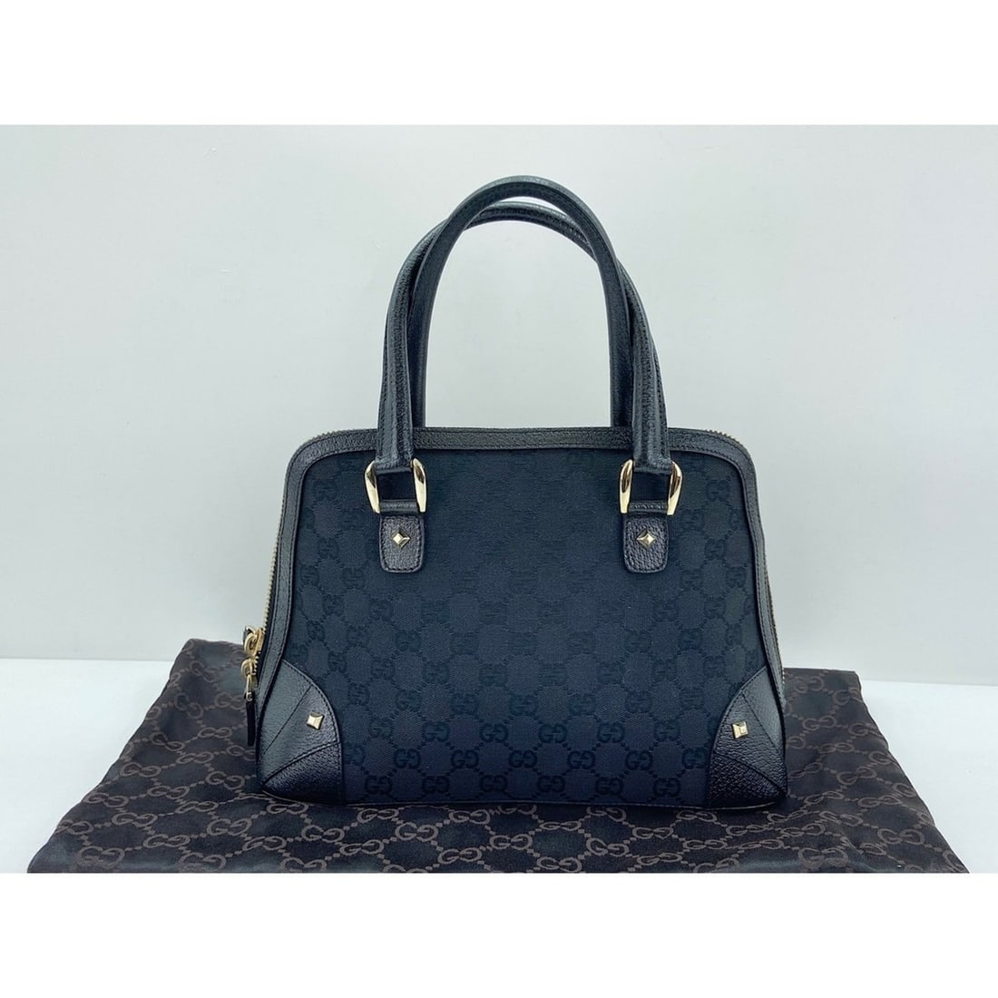 Gucci handbag, black - 11