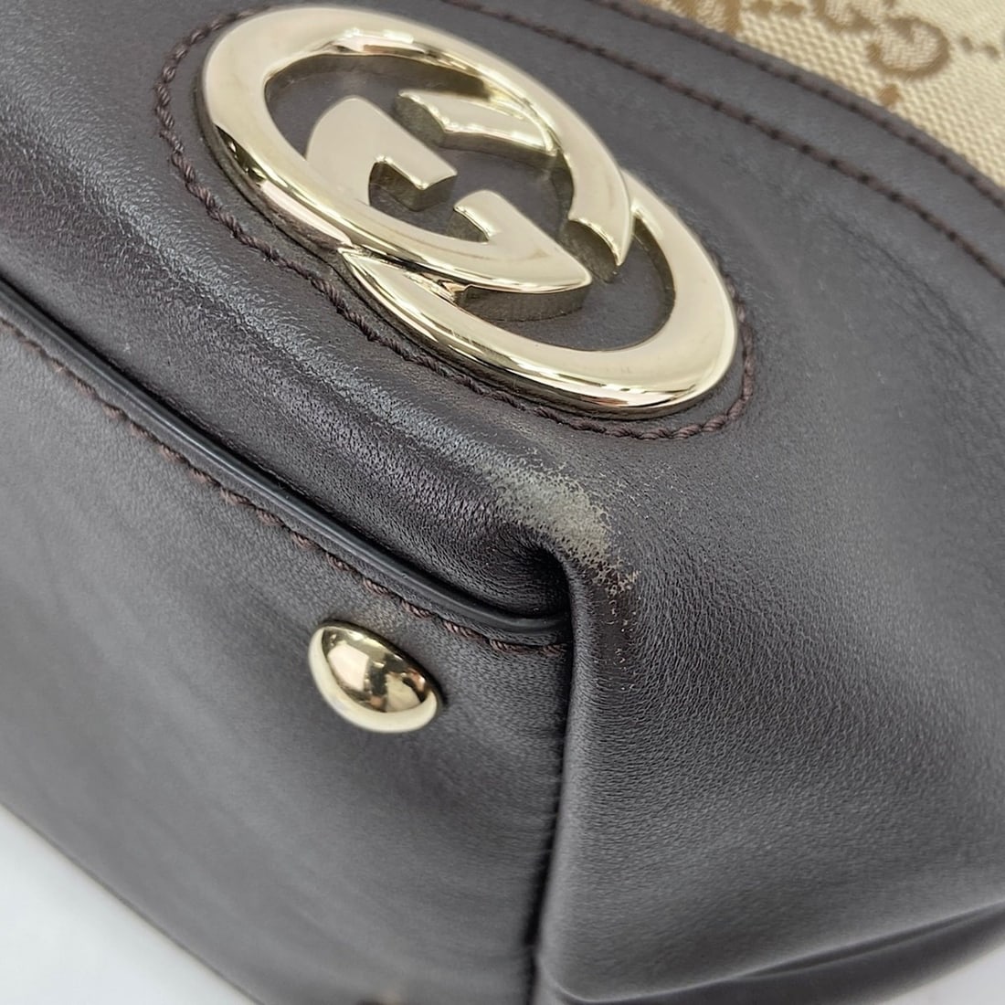 Gucci Interlocking G handbag, beige - 8