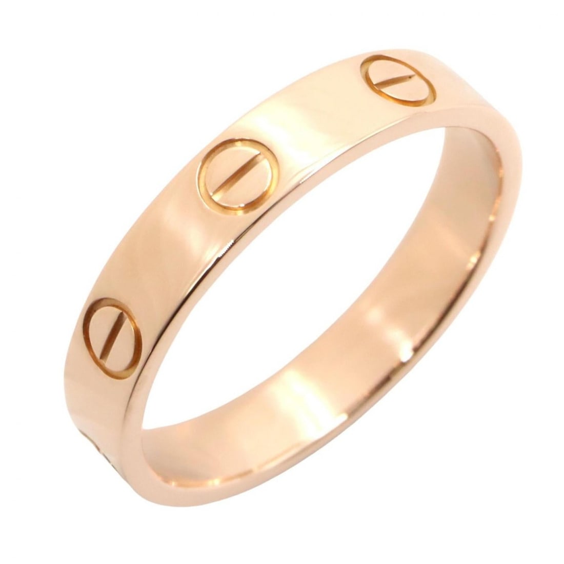 Cartier Mini Love Ring, 18K Pink Gold (PG), Women's Tone, B4085200: --- Catalog ---Category: SizeJP Size: 12US Size: 6.5Category: DesignType: Band ringColor: GoldGender: WomenMaterial: Pink gold (18K)Category: GeneralMPN: B4085200Brand: Cartier--- Item List ---Section