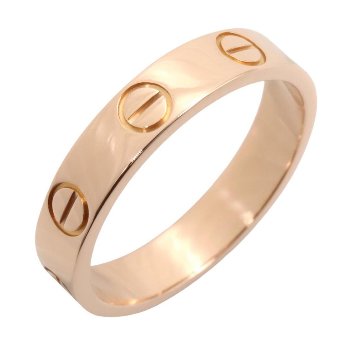 Cartier Mini Love Ring, 18K Pink Gold (PG), Women's Tone, B4085200: --- Catalog ---Category: SizeJP Size: 8.5US Size: 4.5Category: DesignType: Band ringColor: GoldGender: WomenMaterial: Pink gold (18K)Category: GeneralMPN: B4085200Brand: Cartier--- Item List ---Sectio