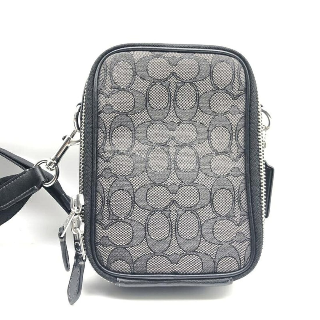 COACH Shoulder Bag CH097 Black (1 of 9)