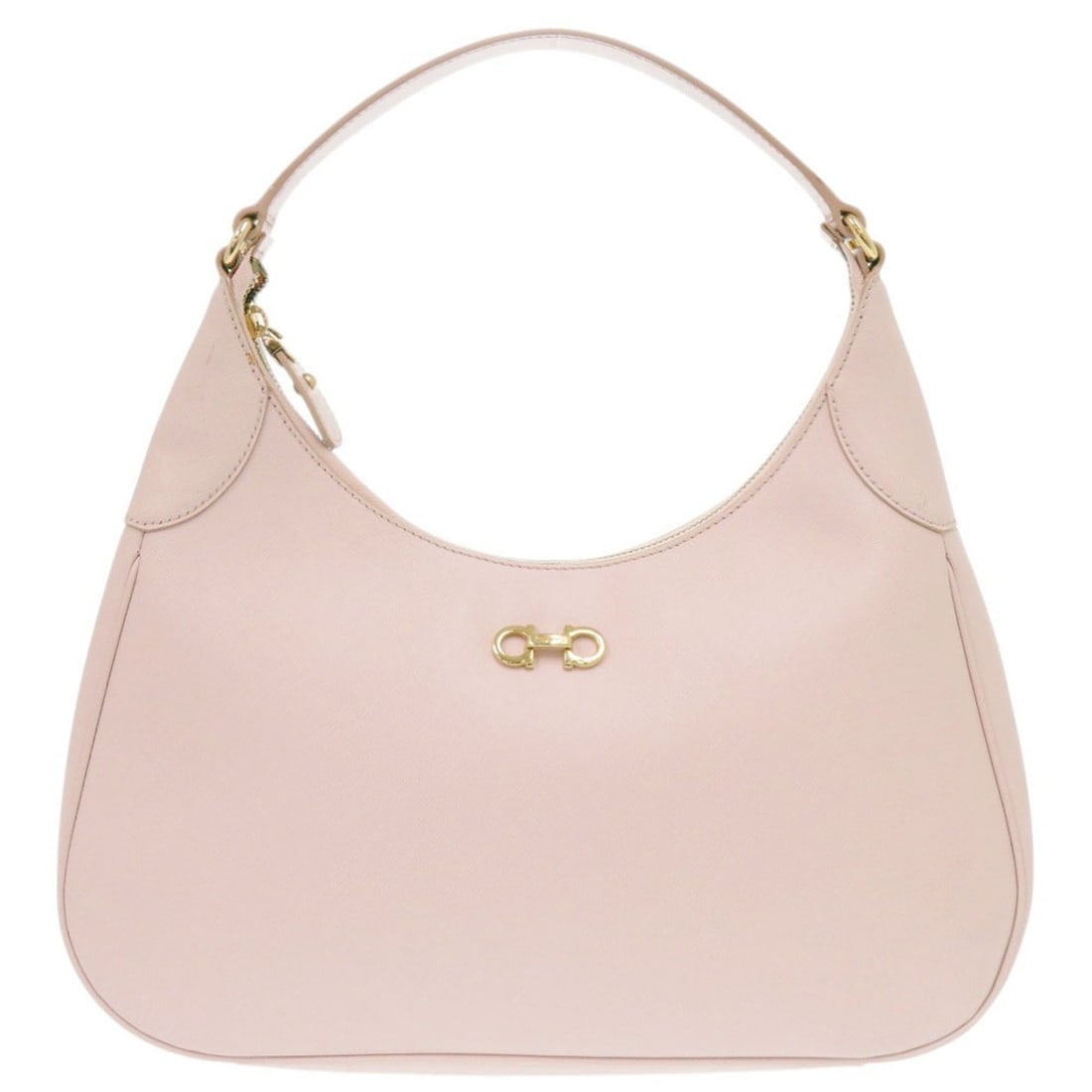 Salvatore Ferragamo Gancini AU-21 B640 Leather Pink One-Shoulder Bag 0412Salvatore: --- Catalog ---Category: SizeSize (HxWxD): 19cm x 33cm x 6cm / 7.48'' x 12.99'' x 2.36''Category: DesignType: Shoulder bagColor: PinkGender: WomenMaterial: Leather Category: GeneralBrand: Salvatore Fe