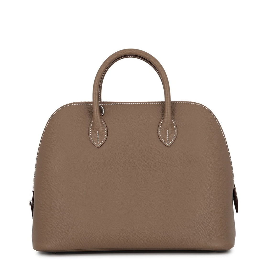 Hermes Bolide 1923 30 Etoupe Epsom Handbag, K stamp, 2-way, HERMES: --- Catalog ---Category: SizeSize (HxWxD): 25cm x 30cm x 11cm / 9.84'' x 11.81'' x 4.33''Category: DesignType: HandbagColor: Etoupe grayGender: WomenMaterial: Epsom leather Hardware Color: SilverCateg