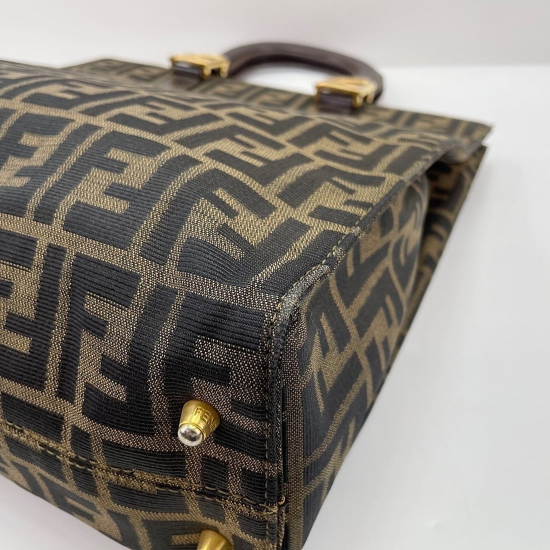 Fendi handbag, brown - 8