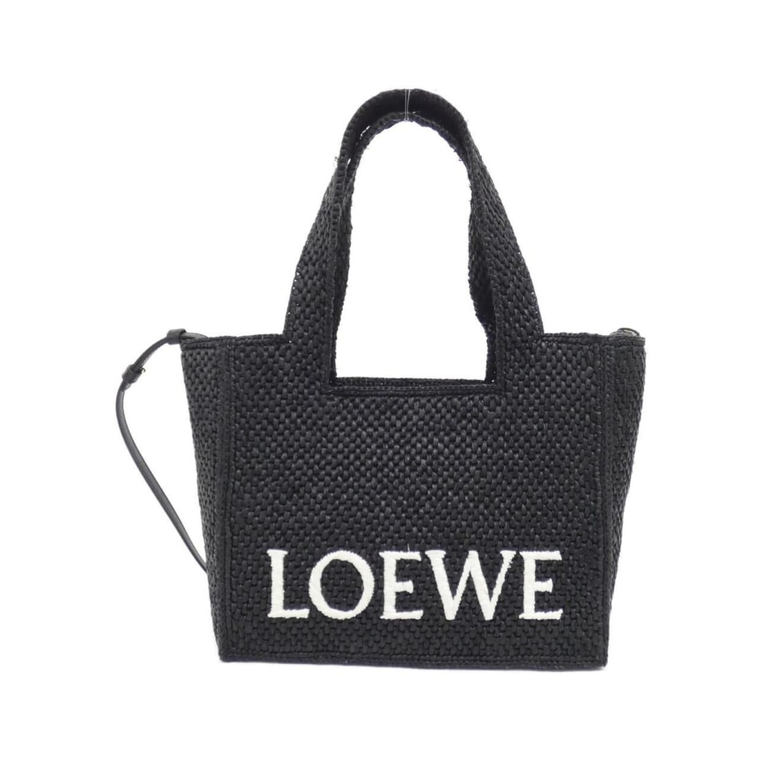 Loewe Font Tote Medium A685B61X05 Handbag: --- Catalog ---Category: SizeSize (HxWxD): 25cm x 30cm x 14cm / 9.84'' x 11.81'' x 5.51''Category: DesignType: HandbagColor: BlackGender: WomenMaterial: Raffia Category: GeneralMPN: A685B61X05Brand:
