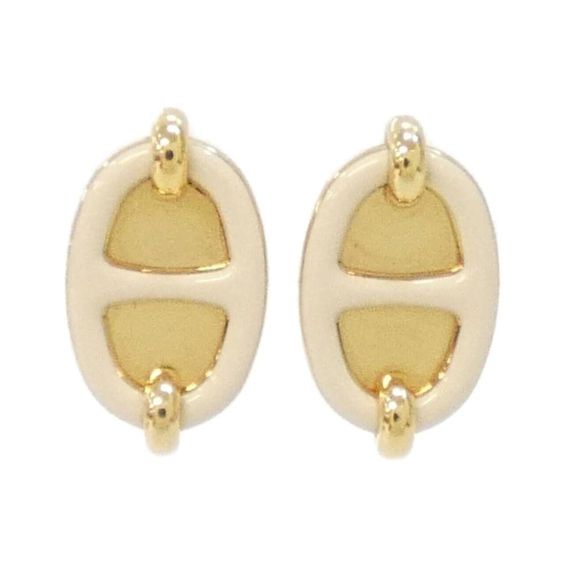 Hermes Mini Maillon 100052FE Earrings: --- Catalog ---Category: SizeStone Size (HxW): 12.00mm x 22.00mm / 0.47'' x 0.87''Category: DesignColor: BeigeGender: WomenMaterial: PalladiumCategory: GeneralMPN: 100052FEBrand: Hermes--- Item List -