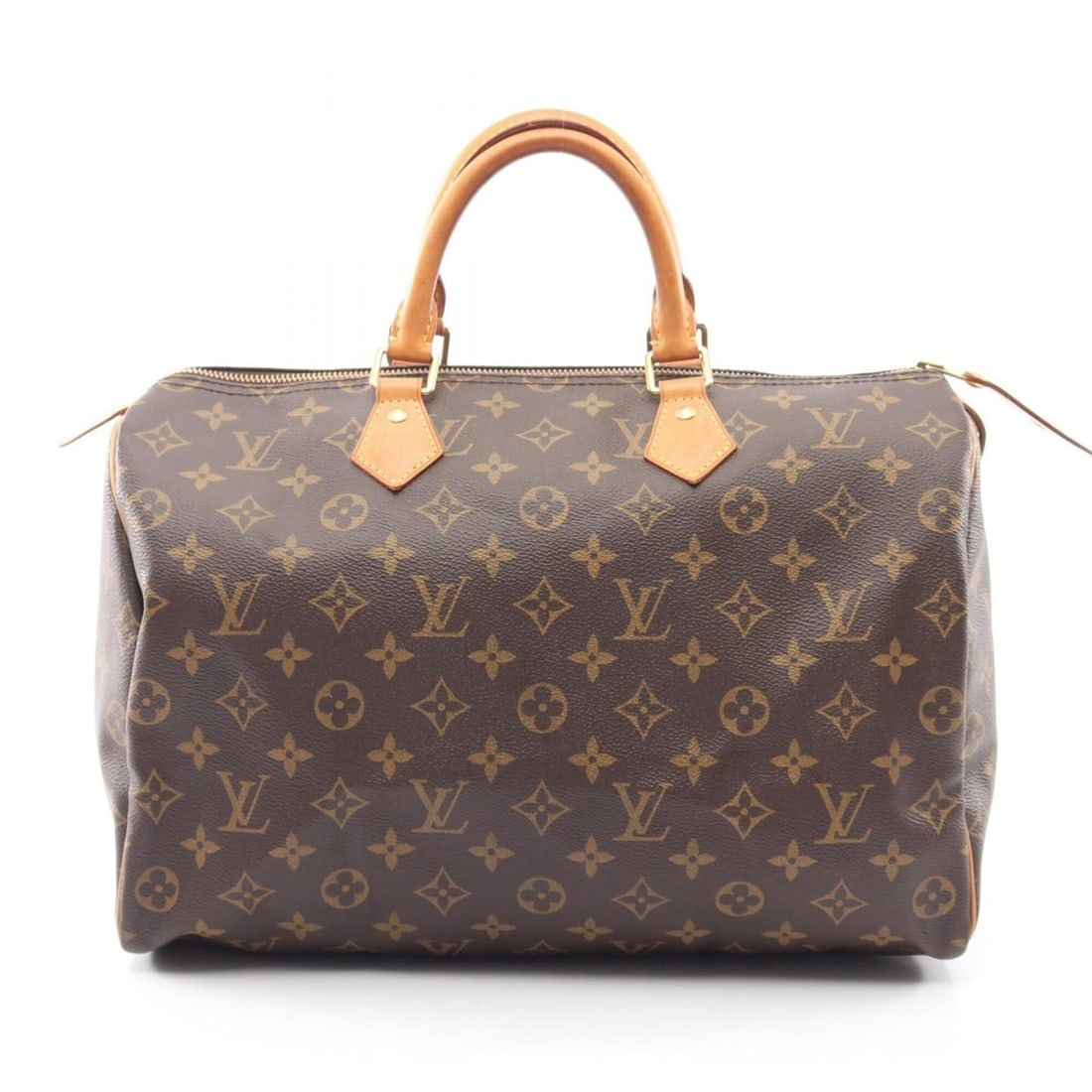 Louis Vuitton Speedy 35 Monogram Handbag, Coated Canvas Leather, Women's, Brown, M41524: --- Catalog ---Category: SizeSize (HxWxD): 25cm x 35cm x 18cm / 9.84'' x 13.77'' x 7.08''Category: DesignType: HandbagColor: BrownGender: WomenMaterial: PVC , Leather Category: GeneralMPN: M41524Brand