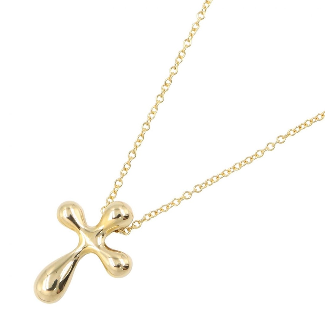 Tiffany & Co. Cross Necklace, 18K (Yellow Gold), Women's Jewelry, Gold Tone: --- Catalog ---Category: SizePendant Size: 16mm x 12mm / 0.62'' x 0.47''Neck Circumference: 41.5 cm / 16.33''Category: DesignColor: GoldGender: WomenMaterial: Yellow gold (18K)Necklace Type: NecklaceC