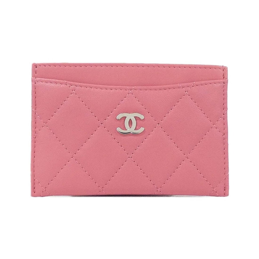 Chanel Timeless Classic Line 31510 Business Card Holder/Card Case: --- Catalog ---Category: DesignType: Card caseColor: PinkGender: WomenMaterial: Leather Leather/Fur Type: LambskinCategory: GeneralBrand: ChanelCategory: Physical PropertiesSize (HxWxD): 7.5cm x 11.5c
