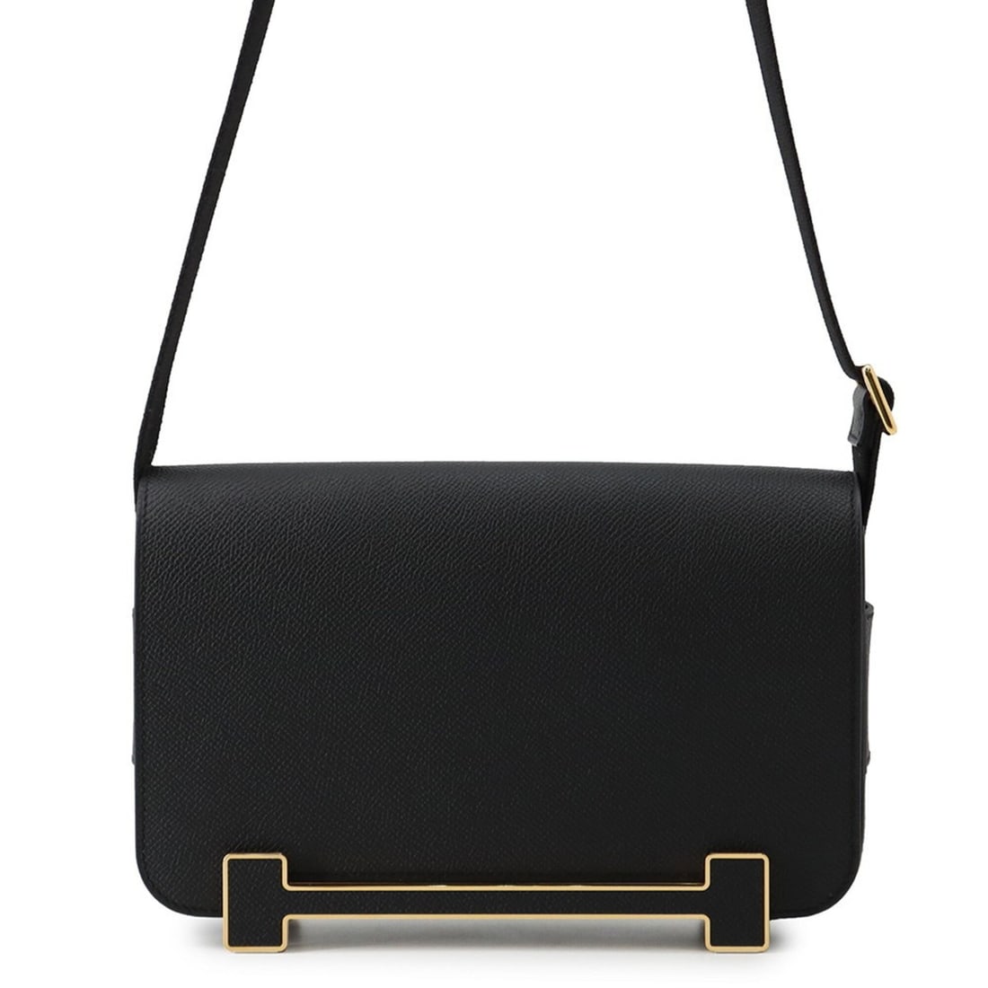 Hermes Shoulder Bag Geta Black Epsom Leather G Stamp HERMES Handbag: --- Catalog ---Category: SizeWeight: 640g / 1.41lb.Size (HxWxD): 14cm x 22.5cm x 5.5cm / 5.51'' x 8.85'' x 2.16''Category: DesignType: Handbag, Shoulder bagColor: BlackGender: WomenClosure: FlapMateri