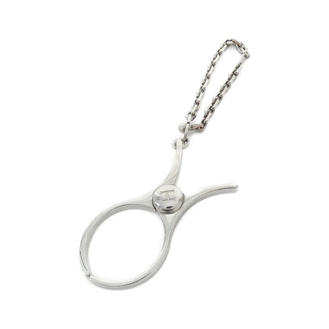 Hermes Philou Glove Holder 000833G: --- Catalog ---Category: SizeChain/Strap Length: 12cm / 4.72''Category: DesignColor: SilverGender: Men,WomenCategory: GeneralBrand: Hermes--- Item List ---Section: ConditionRanking: Rank A Used - A fe