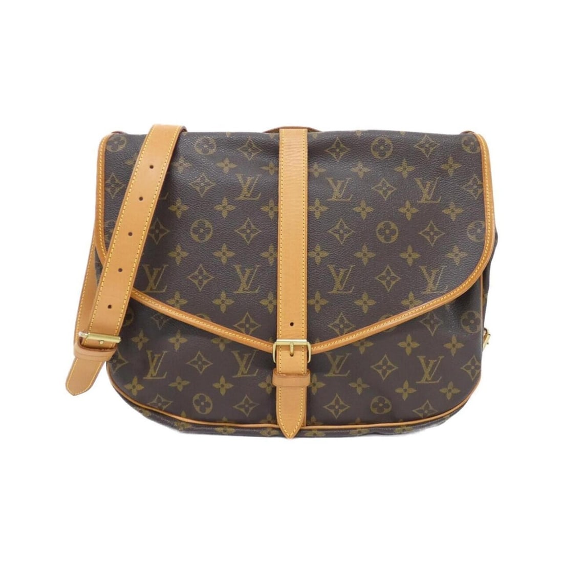 Louis Vuitton Monogram Saumur 35cm M42254 Shoulder Bag: --- Catalog ---Category: SizeSize (HxWxD): 26cm x 35cm x 23cm / 10.23'' x 13.77'' x 9.05''Category: DesignType: Shoulder bagColor: MarronGender: WomenMaterial: Coated canvas Hardware Color: