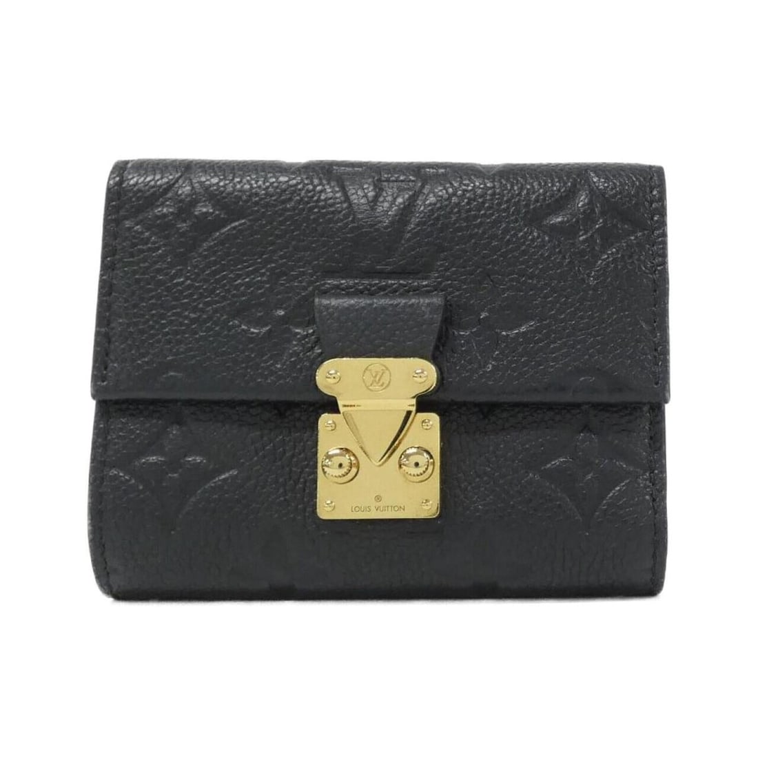 Louis Vuitton Monogram Empreinte Portefeuille Métis Compact M80880 Wallet: --- Catalog ---Category: SizeSize (HxWxD): 8cm x 11cm x 3cm / 3.14'' x 4.33'' x 1.18''Category: DesignType: Wallet (tri-fold)Color: BlackGender: WomenMaterial: Leather Leather/Fur Type: Calf leatherCa