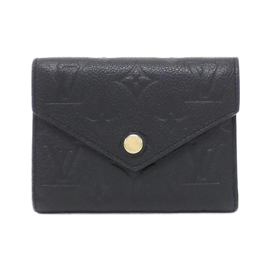 Louis Vuitton Monogram Empreinte Portefeuille Victorine M64060 Wallet: --- Catalog ---Category: SizeSize (HxWxD): 9cm x 12cm x 2cm / 3.54'' x 4.72'' x 0.78''Category: DesignType: Wallet (tri-fold)Color: BlackGender: WomenMaterial: Leather Category: GeneralMPN: M64060Bran