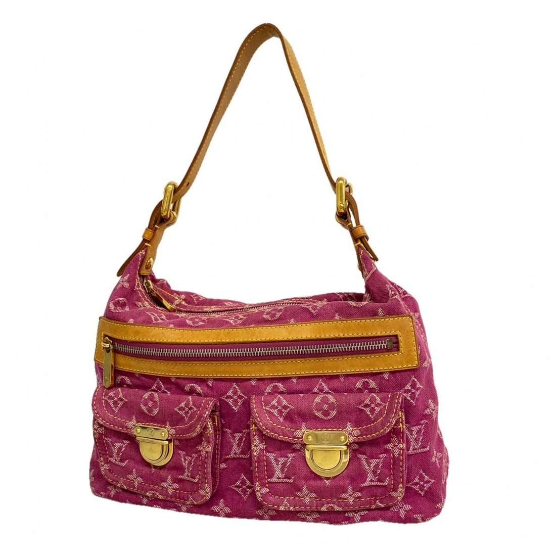 Louis Vuitton Monogram Denim Baggy PM Shoulder Bag M95212 Fuchsia Women's P3251273: --- Catalog ---Category: SizeSize (HxWxD): 26cm x 30cm x 10cm / 10.23'' x 11.81'' x 3.93''Category: DesignType: Shoulder bagColor: FuchsiaGender: WomenCategory: GeneralMPN: M95212Brand: Louis Vuitton-