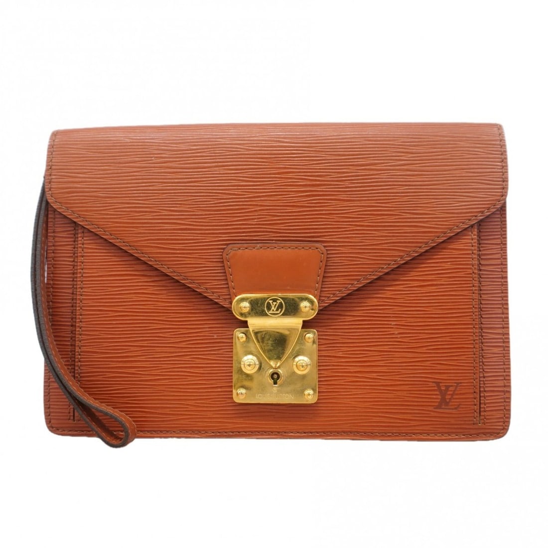 Louis Vuitton Epi Pochette Sellier Dragonne Clutch Bag M52613 Kenya Brown Men's: --- Catalog ---Category: SizeSize (HxWxD): 18.5cm x 26cm x 4cm / 7.28'' x 10.23'' x 1.57''Category: DesignType: Clutch bagColor: Kenyan brownGender: MenCategory: GeneralMPN: M52613Brand: Louis Vuitton