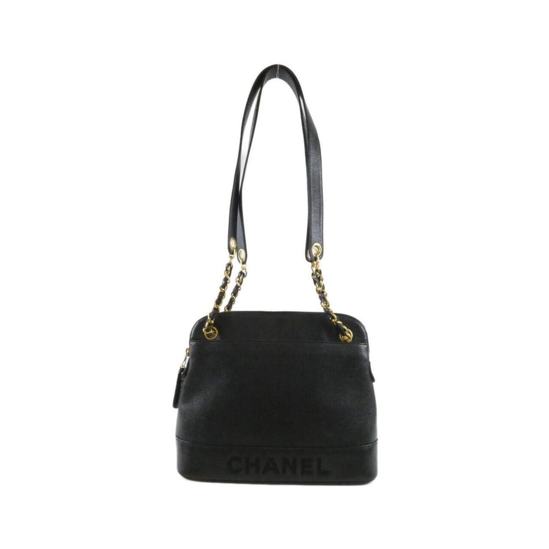 Chanel 08058 Shoulder Bag: --- Catalog ---Category: SizeSize (HxWxD): 23cm x 28cm x 9cm / 9.05'' x 11.02'' x 3.54''Category: DesignType: Shoulder bagColor: BlackGender: WomenMaterial: Grained Calfskin Hardware Color: