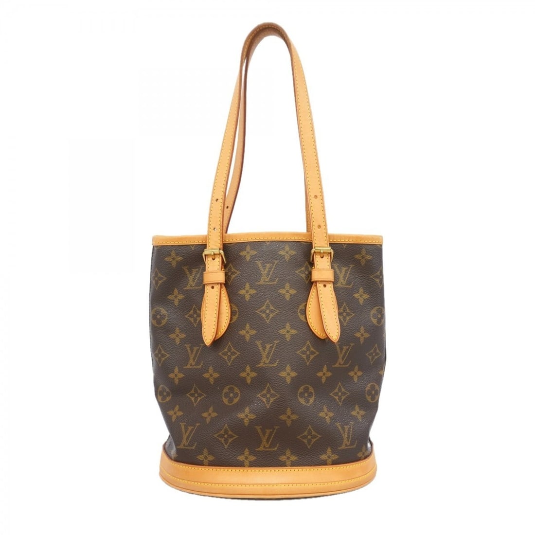 Louis Vuitton Monogram Bucket PM Tote Bag M42238 Brown (Women's): --- Catalog ---Category: SizeSize (HxWxD): 26cm x 22.5cm x 16cm / 10.23'' x 8.85'' x 6.29''Category: DesignType: Tote bagColor: BrownGender: WomenCategory: GeneralMPN: M42238Brand: Louis Vuitton--- It