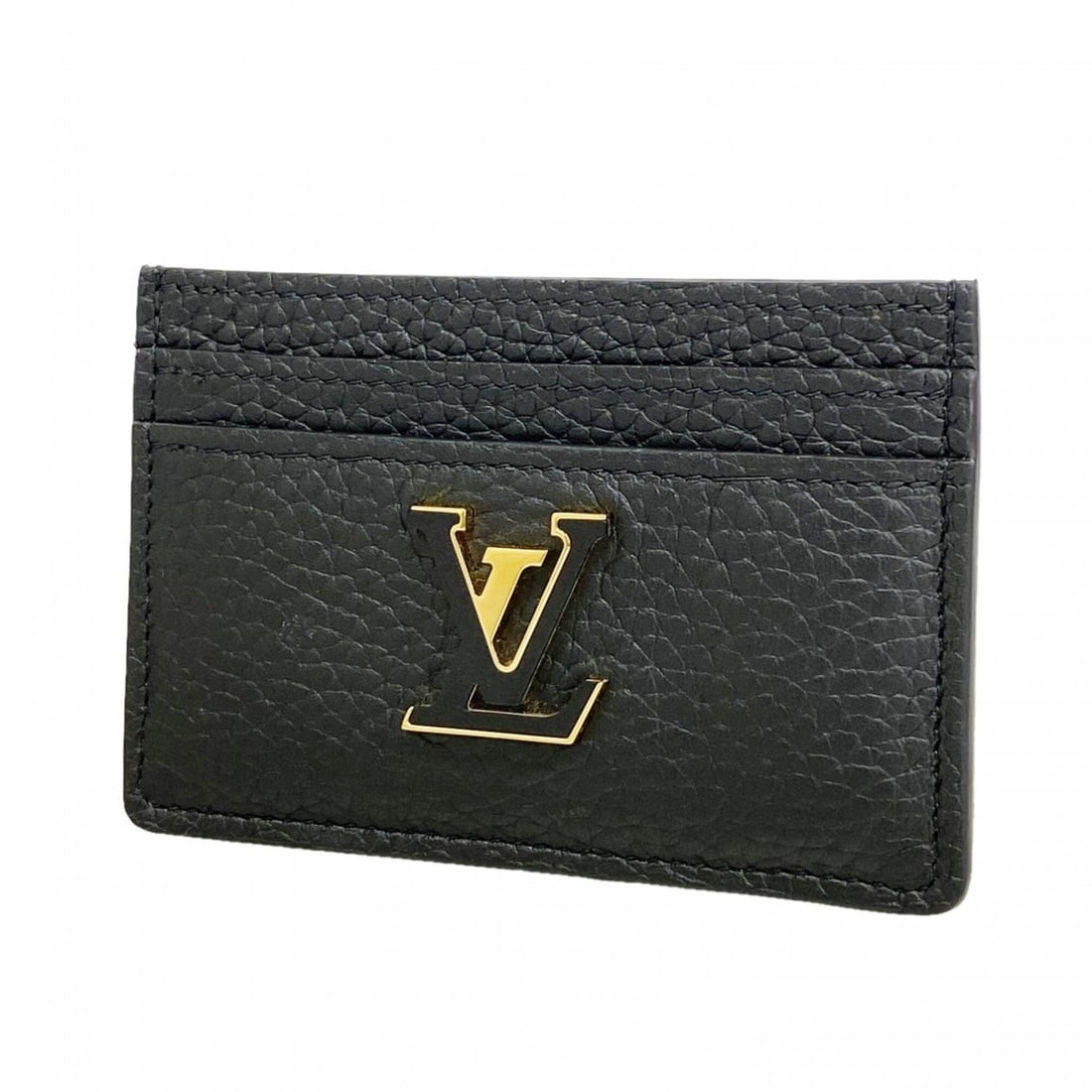 Louis Vuitton Business Card Holder/Card Case, Portecartes Capucines M83358 Noir (Women's): --- Catalog ---Category: DesignType: Card caseColor: NoirGender: WomenCategory: GeneralMPN: M83358Brand: Louis VuittonCategory: Physical PropertiesSize (HxWxD): 7.5cm x 11cm x 5mm / 2.95'' x 4.33'' x 