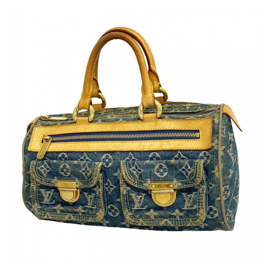 Louis Vuitton Monogram Denim Neo Speedy Handbag M95019 Blue Women's: --- Catalog ---Category: SizeSize (HxWxD): 16cm x 32cm x 16cm / 6.29'' x 12.59'' x 6.29''Category: DesignType: HandbagColor: BlueGender: WomenCategory: GeneralMPN: M95019Brand: Louis Vuitton--- Item L