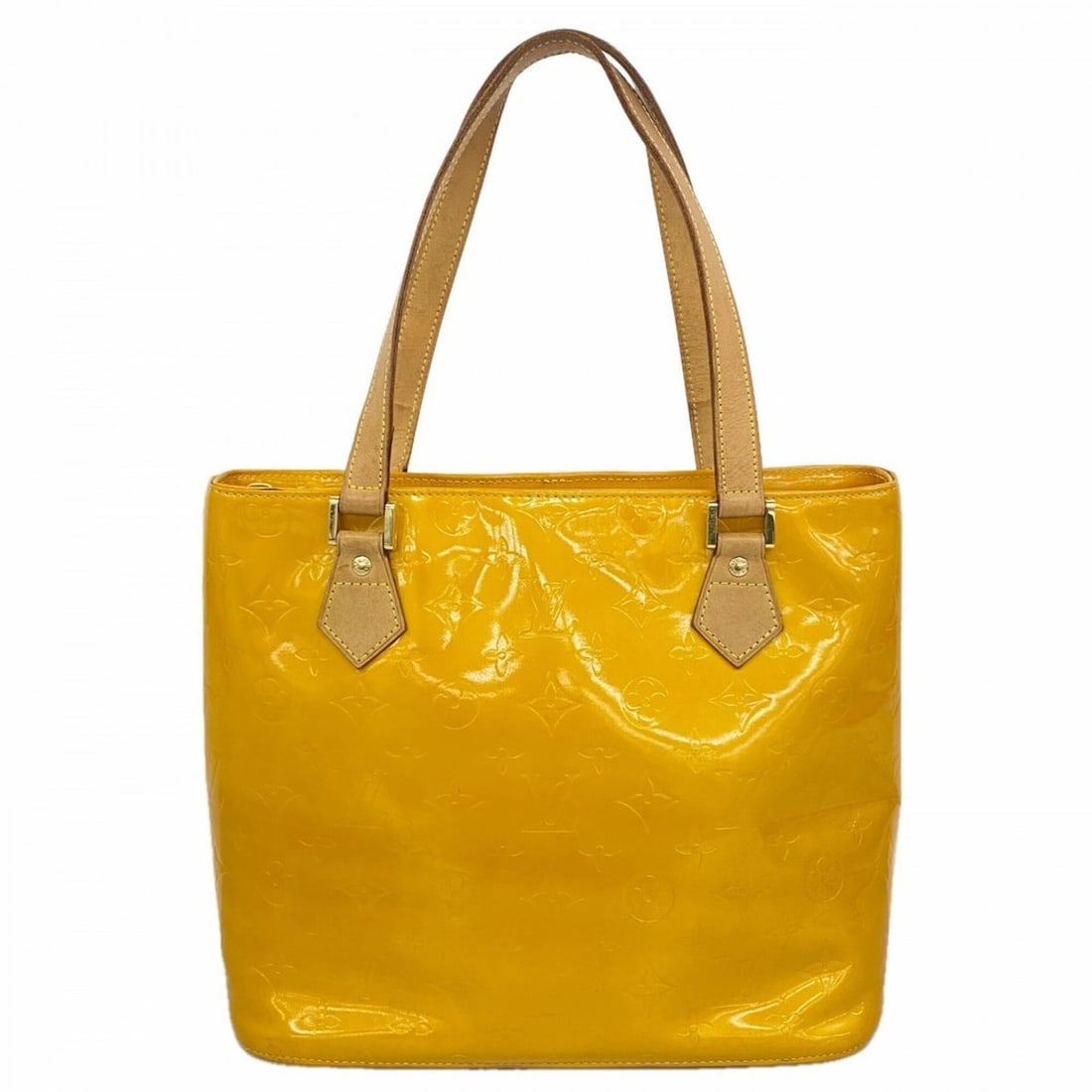 Louis Vuitton Vernis Houston Tote Bag M91121 Jaune (Women's): --- Catalog ---Category: SizeSize (HxWxD): 25cm x 29.5cm x 14.5cm / 9.84'' x 11.61'' x 5.7''Category: DesignType: Tote bagColor: JauneGender: WomenCategory: GeneralMPN: M91121Brand: Louis Vuitton--- I