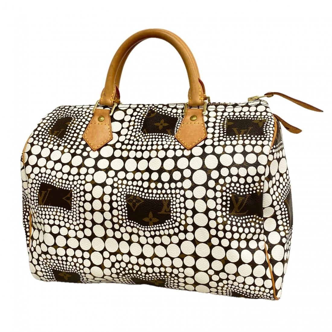 Louis Vuitton Monogram Town Yayoi Kusama Collaboration Speedy 30 Handbag M40690 Blanc Women's: --- Catalog ---Category: SizeSize (HxWxD): 23cm x 30cm x 16.5cm / 9.05'' x 11.81'' x 6.49''Category: DesignType: HandbagColor: BlancGender: WomenCategory: GeneralMPN: M40690Brand: Louis Vuitton--- Ite