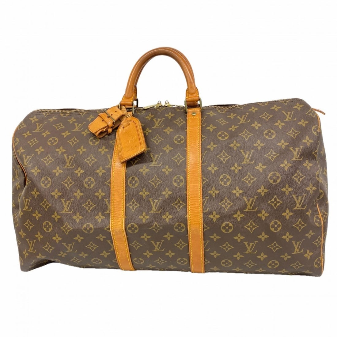 Louis Vuitton Bags - Boston Monogram Keepall 55 M41424 Brown Men's & Women's: --- Catalog ---Category: SizeSize (HxWxD): 30cm x 55cm x 25cm / 11.81'' x 21.65'' x 9.84''Category: DesignType: Boston bagColor: BrownGender: Men,WomenCategory: GeneralMPN: M41424Brand: Louis Vuitton-