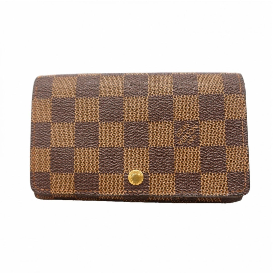 Louis Vuitton Damier Portefeuille Tresor Wallet N61736 Ebene Women's: --- Catalog ---Category: SizeSize (HxWxD): 9cm x 14cm x 3cm / 3.54'' x 5.51'' x 1.18''Category: DesignType: Wallet (bi-fold)Color: EbeneGender: WomenCategory: GeneralMPN: N61736Brand: Louis Vuitton---