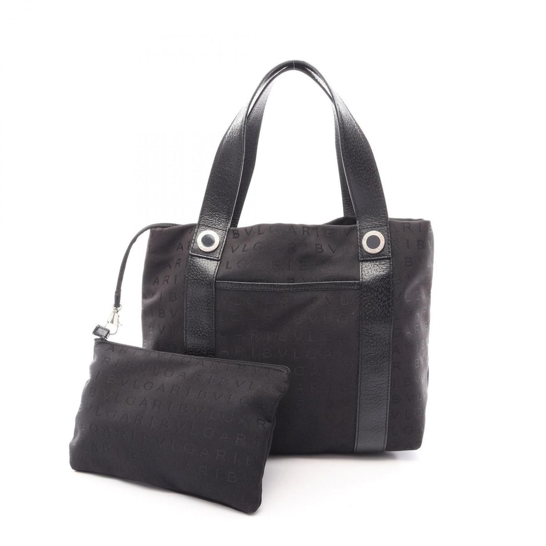 Bulgari BVLGARI Logomania Tote Bag Handbag Canvas Leather Women's Black: --- Catalog ---Category: SizeSize (HxWxD): 23cm x 27cm x 11cm / 9.05'' x 10.62'' x 4.33''Category: DesignType: Handbag, Pouch, Tote bagColor: BlackGender: WomenMaterial: Canvas , Leather Category: Gen