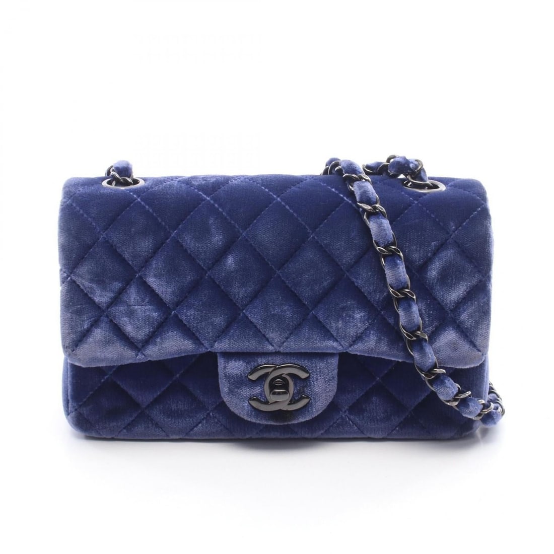 Chanel Mini Matelassé 20 Shoulder Bag/Handbag, Fabric, Women's, Blue: --- Catalog ---Category: SizeSize (HxWxD): 12cm x 20cm x 6.5cm / 4.72'' x 7.87'' x 2.55''Category: DesignType: Handbag, Shoulder bagColor: BlueGender: WomenMaterial: Fabric Category: GeneralBrand: Cha