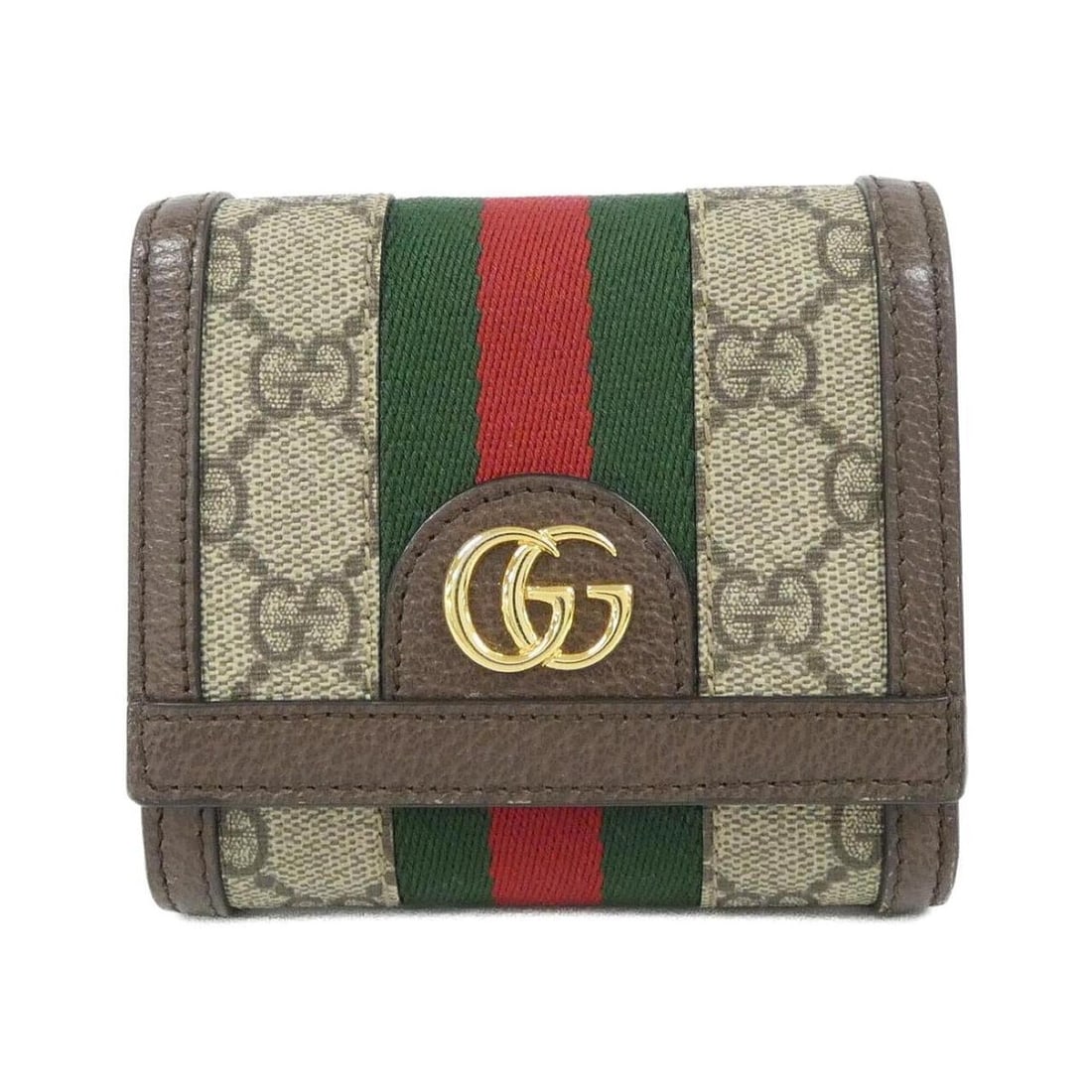 Gucci OPHIDIA 598662 96IWG Wallet: --- Catalog ---Category: SizeSize (HxWxD): 10cm x 11cm x 3cm / 3.93'' x 4.33'' x 1.18''Category: DesignType: Wallet (bi-fold)Color: Beige, BrownGender: WomenMaterial: GG Supreme Category: