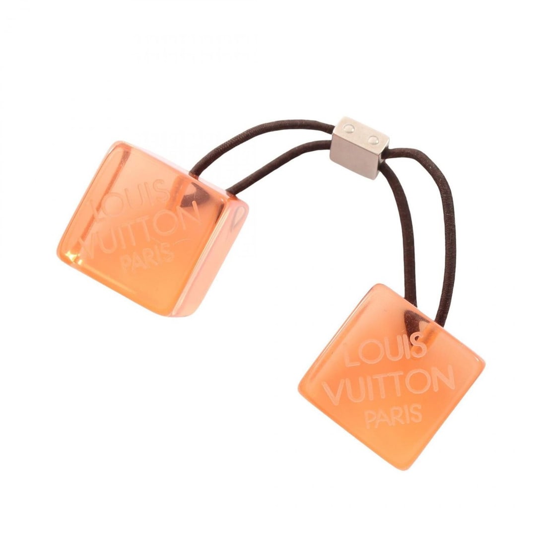 Louis Vuitton Hair Cube Resin Women's Orange: --- Catalog ---Category: SizeSize (LxW): 2.29cm x 2.29cm / 0.9'' x 0.9''Category: DesignType: Hair tieColor: OrangeGender: WomenMaterial: ResinCategory: GeneralBrand: Louis Vuitton--- Item List ---Sec