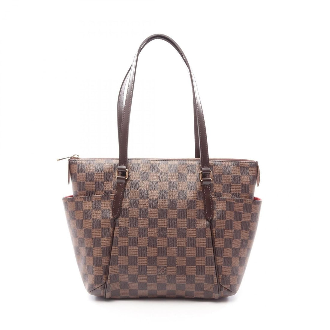 Louis Vuitton Totally PM Damier Ebene Tote Bag Handbag Coated Canvas Leather Women's Brown N41282: --- Catalog ---Category: SizeSize (HxWxD): 25cm x 27cm x 13.5cm / 9.84'' x 10.62'' x 5.31''Category: DesignType: Handbag, Tote bagColor: BrownGender: WomenMaterial: Coated canvas , Leather Category: G