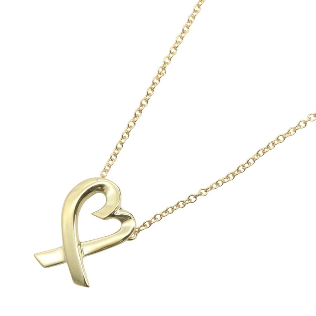 Tiffany & Co. Loving Heart Necklace, 18K (Yellow Gold), Women's Jewelry, Gold Tone: --- Catalog ---Category: SizePendant Size: 14mm x 9mm / 0.55'' x 0.35''Neck Circumference: 41 cm / 16.14''Category: DesignColor: GoldGender: WomenMaterial: Yellow gold (18K)Necklace Type: NecklaceCate