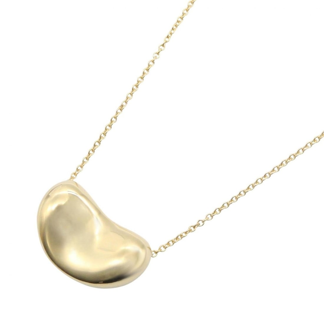 Tiffany & Co. Beans Necklace, Large, 18K (Yellow Gold), Women's, Gold Tone: --- Catalog ---Category: SizePendant Size: 12mm x 20mm / 0.47'' x 0.78''Neck Circumference: 40.5 cm / 15.94''Category: DesignColor: GoldGender: WomenMaterial: Yellow gold (18K)Necklace Type: NecklaceC