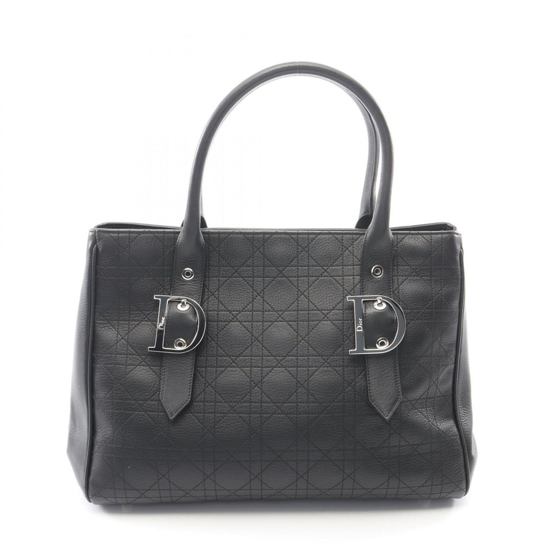 Christian Dior Dior Cannage Tote Bag Handbag Leather Women's Black: --- Catalog ---Category: SizeSize (HxWxD): 27cm x 36cm x 13cm / 10.62'' x 14.17'' x 5.11''Category: DesignType: Handbag, Tote bagColor: BlackGender: WomenMaterial: Leather Category: GeneralBrand: Chri