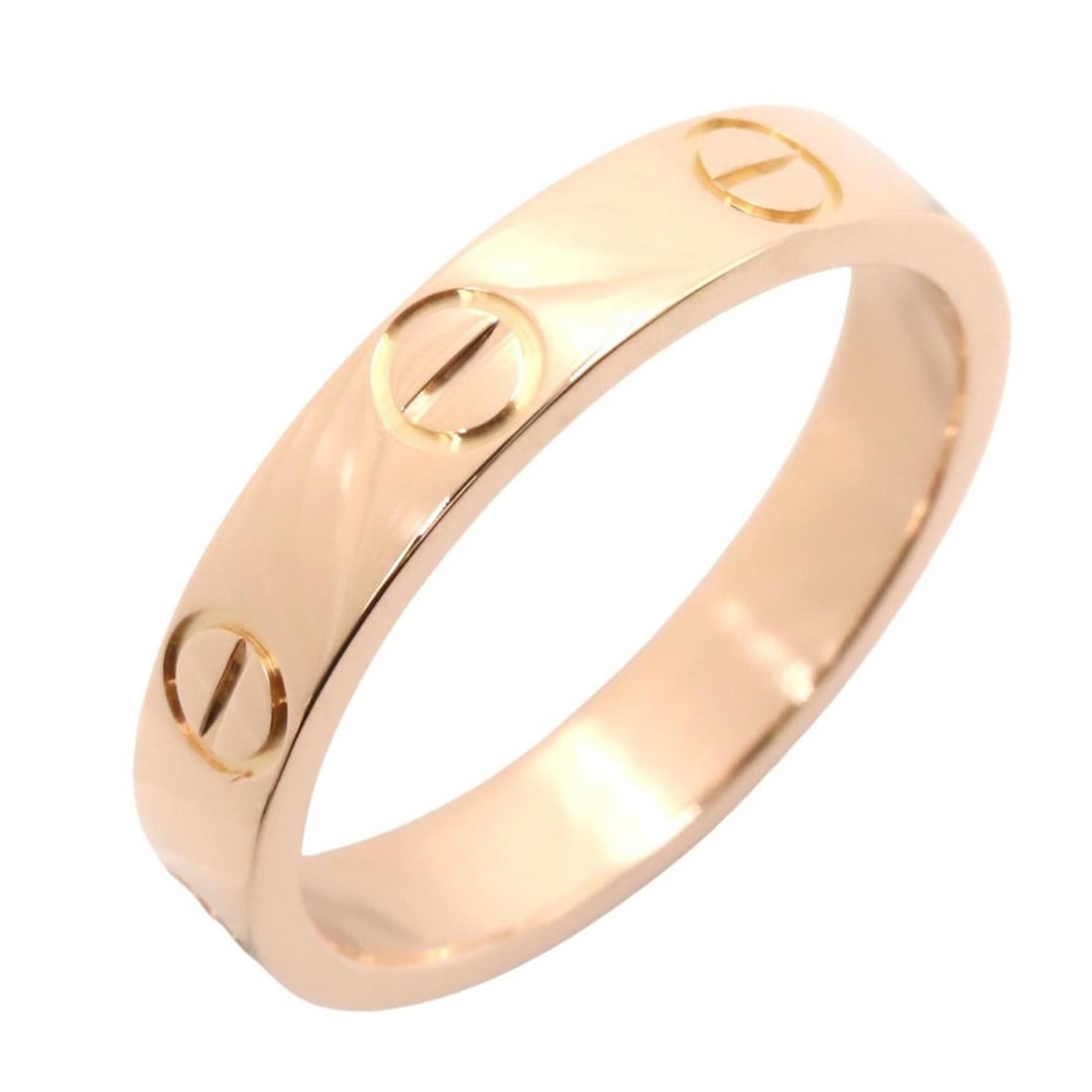 Cartier Mini Love Ring, 18K Pink Gold (PG), Women's Tone, B4085200: --- Catalog ---Category: SizeJP Size: 8.5US Size: 4.5Category: DesignType: Band ringColor: GoldGender: WomenMaterial: Pink gold (18K)Category: GeneralMPN: B4085200Brand: Cartier--- Item List ---Sectio