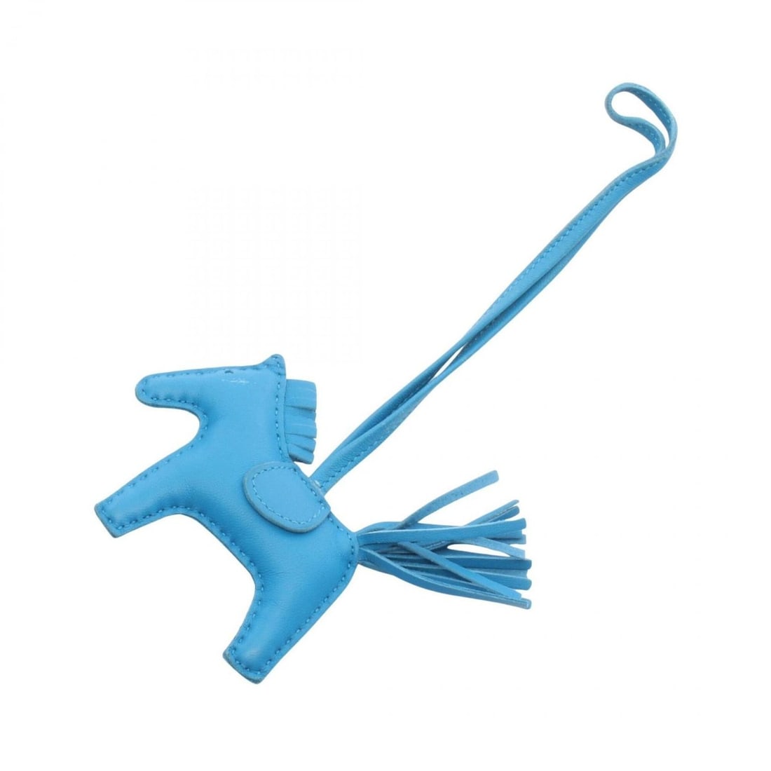 Hermes Rodeo PM Blue Zanzibar Charm Accessory Agneau Milo Women's: --- Catalog ---Category: DesignType: Handbag charmColor: BlueGender: WomenMaterial: Agneau MiloCategory: GeneralBrand: Hermes--- Item List ---Section: ConditionRanking: Rank A Used - A few traces of u