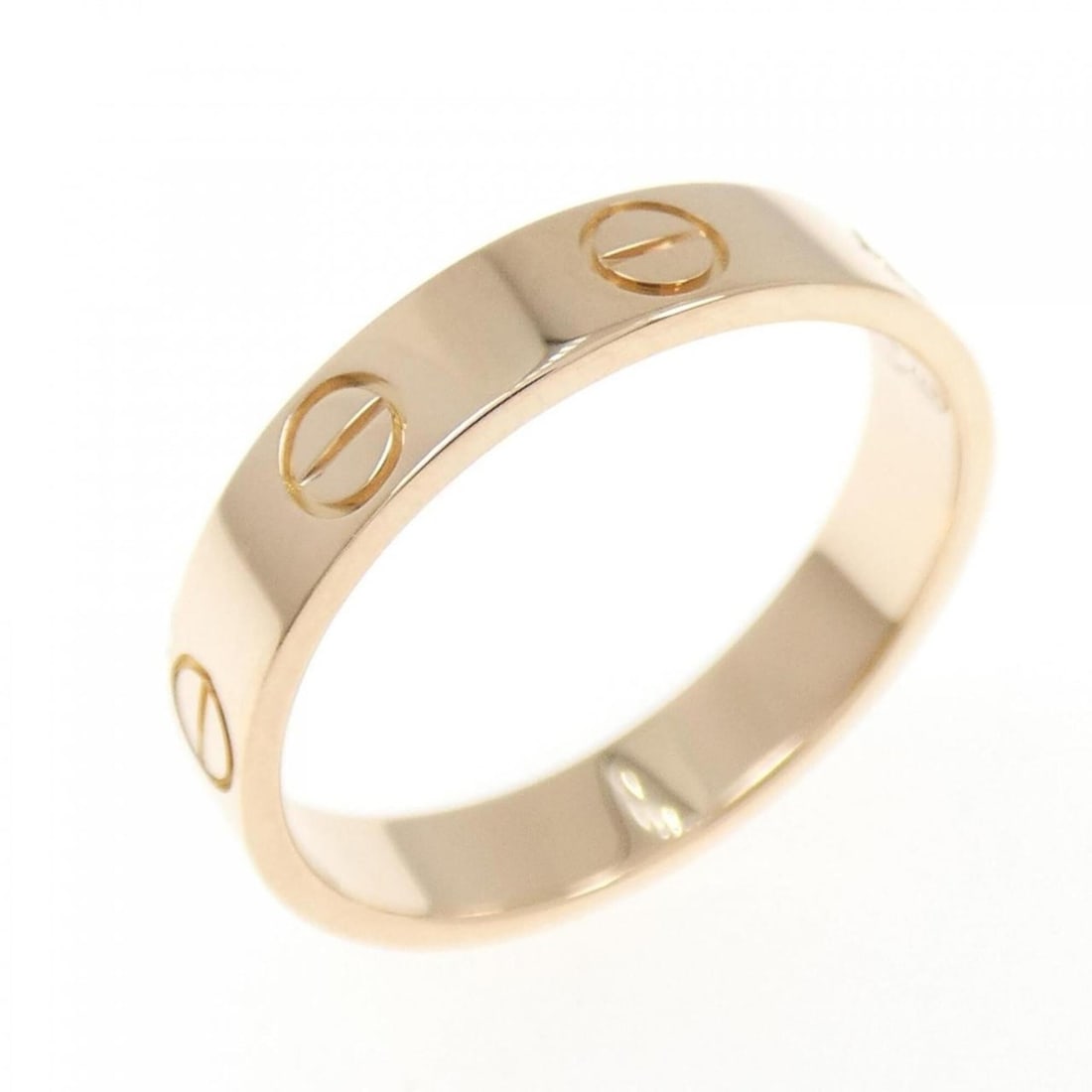 Cartier Mini Love Ring: --- Catalog ---Category: SizeWidth: 3.6mm / 0.14''Weight: 3g / 0.1oz.JP Size: 11US Size: 6Category: DesignType: Band ringGender: WomenMaterial: Pink gold (18K)Category: GeneralLine: LoveBrand: