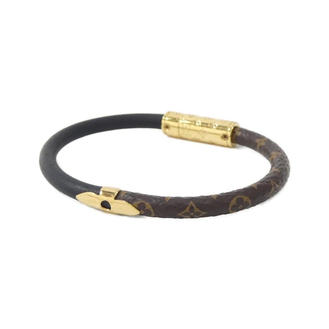 Louis Vuitton Monogram Bracelet Daily Confidential 17cm M6431F: --- Catalog ---Category: SizeLength: 16cm / 6.29''Category: DesignType: Charm braceletColor: BlackGender: WomenMaterial: LeatherCategory: GeneralBrand: Louis Vuitton--- Item List ---Section: Condition